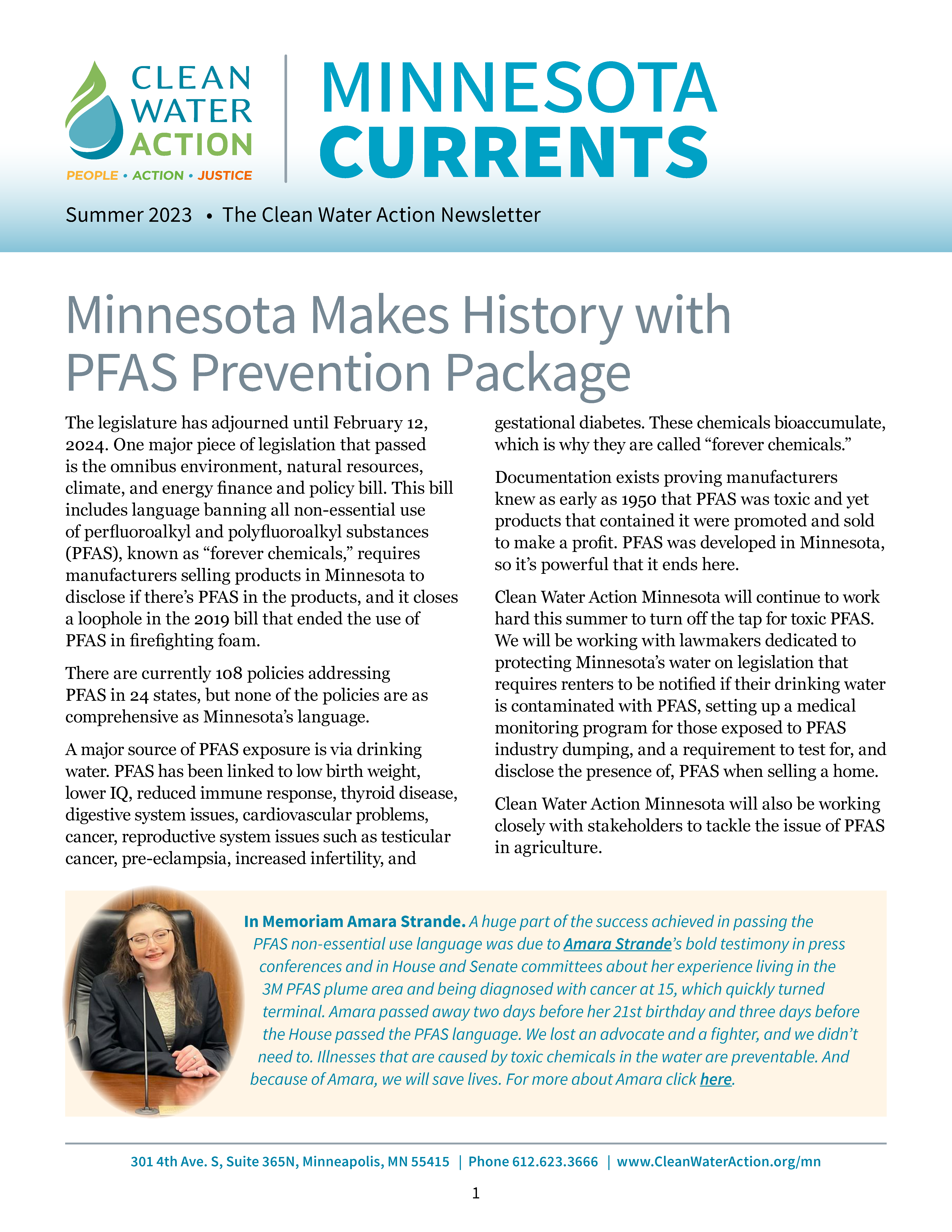 Minnesota Currents Summer 2023 | Page 1