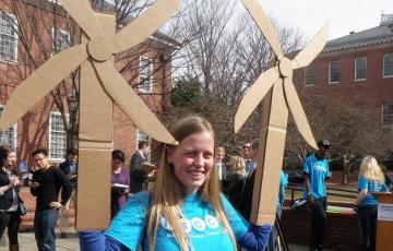 A rally in Annapolis in March 2012 for the Maryland Offshore Wind Act