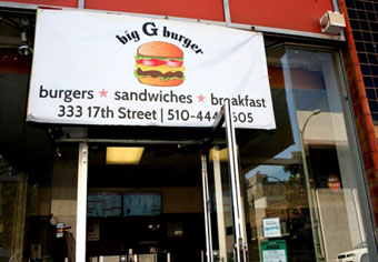 Big G Burgers. ReThink Disposable