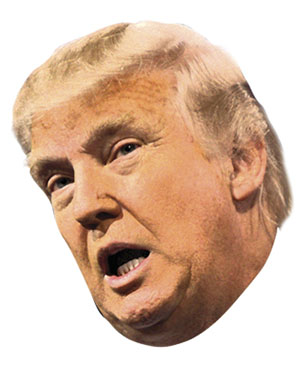 Trump's head
