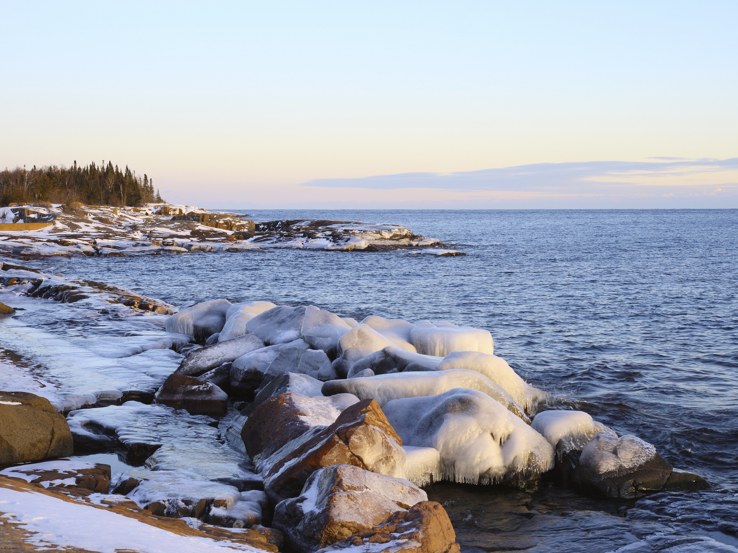 Lake Superior in the Winter