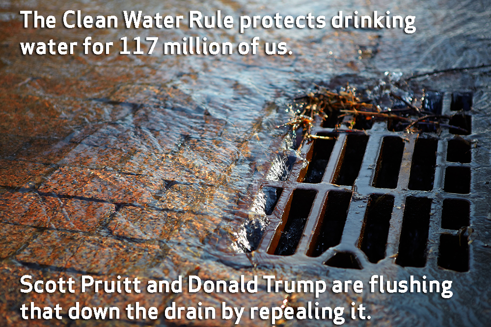 The Clean Water Rule protects drinking water for 117 million of us The Clean Water Rule protects drinking water for 117 million of us