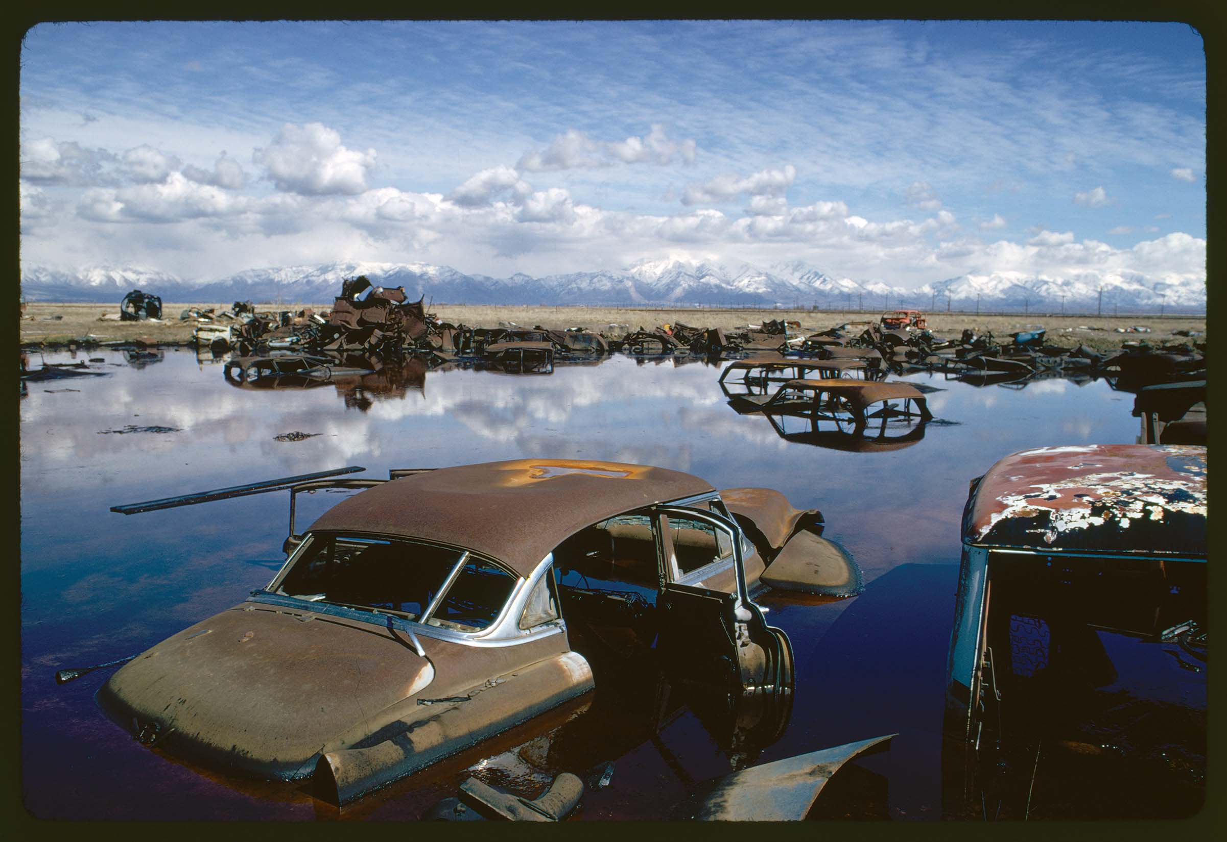 Polluter water, cars. Courtesy of Documerica