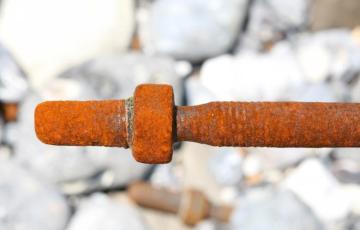 Rusting and Corroding Pipe