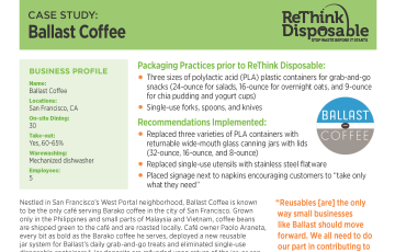 ReThink Disposable Case Study | Ballast Coffee, Page 1