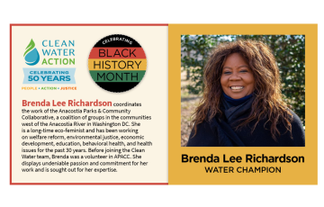 Clean Water Action Black History Champion: Brenda Lee Richards