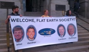 flat earth society twitter